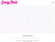 Tablet Screenshot of dancingmodels.pl